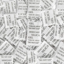 Sukh 100PCS 2Gram Silica Packets - Decassant Packs Anti Humidity White 