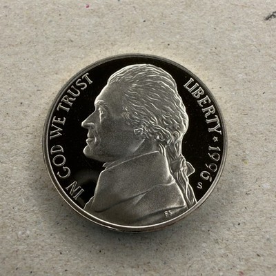 1996-S Jefferson 5C Nickel - PROOF Deep Cameo