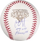 CC Sabathia Yankees Signed 2009 World Series Logo Baseball & "09 WS Champs" Insc