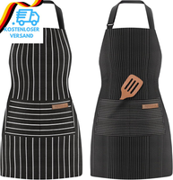 2 StüCk KüChenschüRze, Backen SchüRze Mit 2 Taschen, Verstellbare SchüRze, Unise