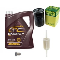 Mann Inspektionspaket Filterset 5L Mannol Energy 5W-30 FüR Seat Toledo I 1.6I