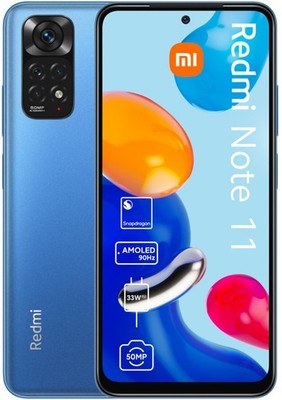 Xiaomi Redmi Note 11 - 128GB -Ozeanblau (Ohne Simlock) (Dual-SIM)