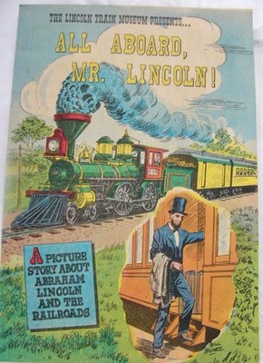 RAILROAD 1959 Promo Comic Book  All Aboard Mr Lincoln