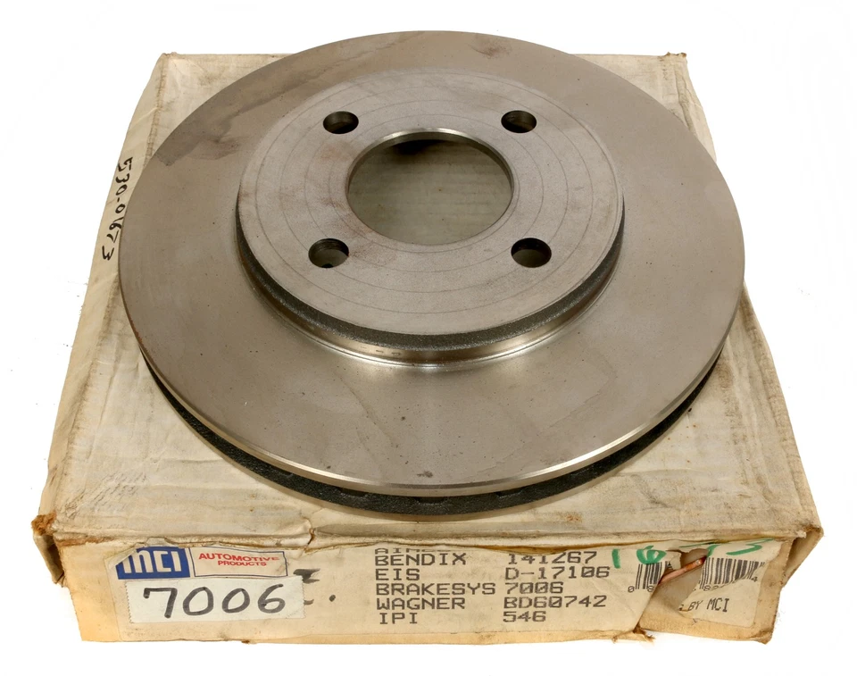 Dodge Plymouth Chrysler Le Baron 1981-1985 pieza de rotor de freno delantero 141267 Foto 2 de 2