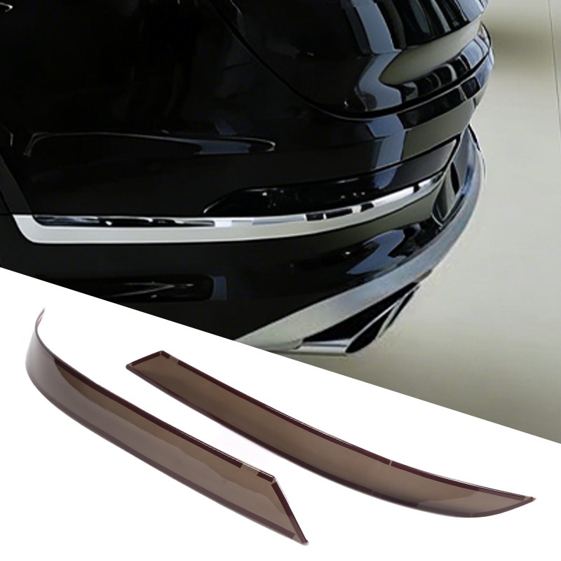 Smoked Black Rear Fog Light Lamp Trim Cover For Bentley Bentayga 2021-23 US