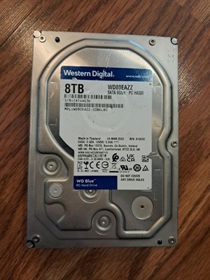Western Digital 8TB WD80EAZZ HDD ④ WD80EAZZ Western Digital 8TB SATA WD Blue PC Desktop Hard Drive | eBay