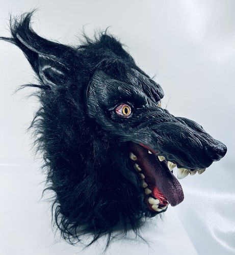 Realistic Werewolf Wolf Mask With Moving Mouth Adjustable Adult Halloween - Picture 4 of 7