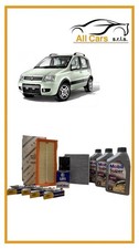 KIT TAGLIANDO+4 CANDELE FIAT 500 PANDA 169 1.2 BENZ. + 3 LT. MOBIL 10W40