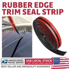 3 Meter Black Rubber Trim Seal T-Shaped Slot Flat/Rounded Corner Sealing Strip
