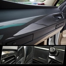 Carbon Fiber Vinyl Wrap 5d Gloss Black Wrap For Car Self 1ft10ft