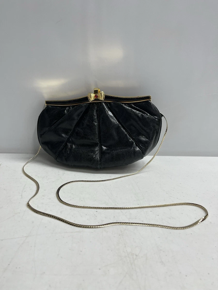 Borsa Antipolvere In Velluto Nero Judith Leiber, Piccola, Per Pochette, Occhiali O Portafoglio