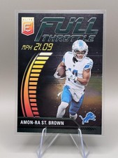 2023 Panini Donruss Elite Amon-Ra St. Brown #FT-AB Full Throttle Green Lions