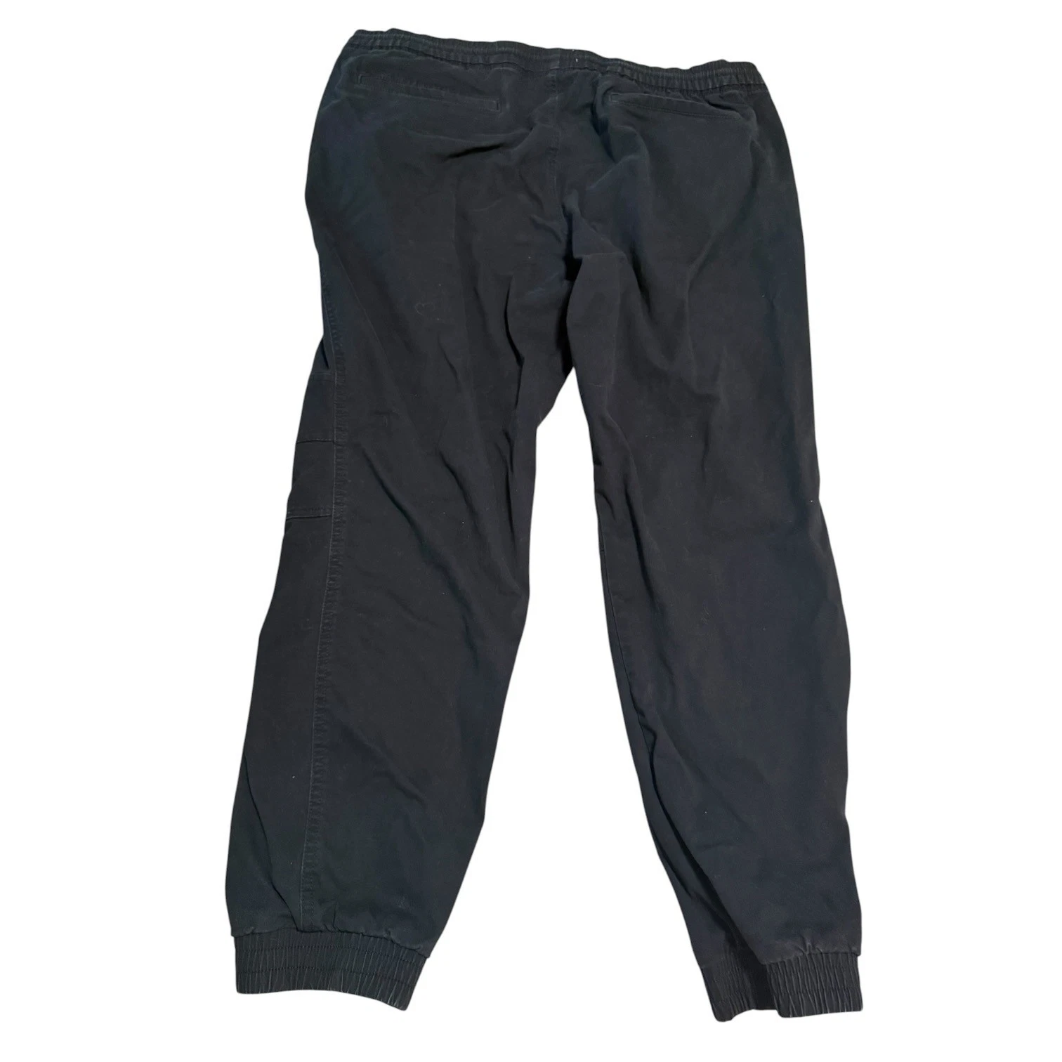 Sun + Stone Mens Black Jogger Pants Elastic Waist Drawstring Size XL Utility