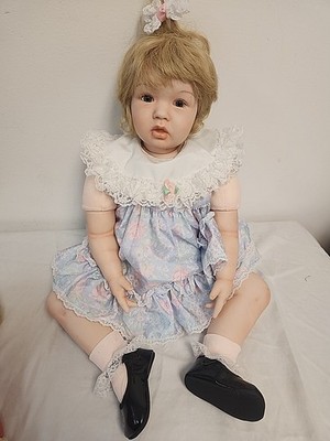 JEAN 24''  PORCELAIN BABY  SHAY  RUBERT DOLL ARTWORKS WEIGHTED CLOTH PORCELAIN