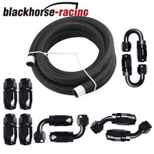 6an 10ft Stainless Steel Cpe Braided Nylon Fuel Line Kit Hose End Fittings 6an 10ft Stainless Steel Cpe Braided Nylon Fuel Line Kit Hose End Fittings