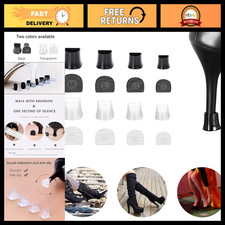 High Heel Protectors - 8 Pairs Heel Caps Stoppers for Weddings, Grass, Gravel,