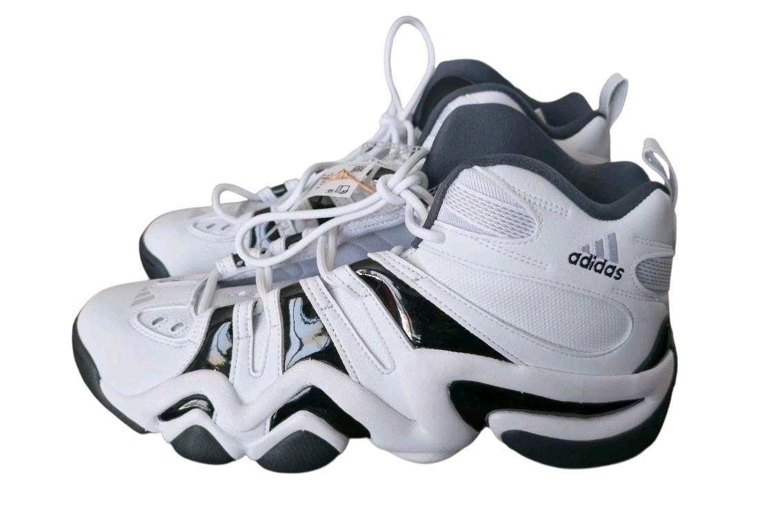 Adidas Crazy 8 Men's Basketball Shoes Size 12 White Black IE7198