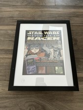 Framed 14 X 11 Nintendo Advertisement Ad Gameboy Color Star Wars Racers Episode
