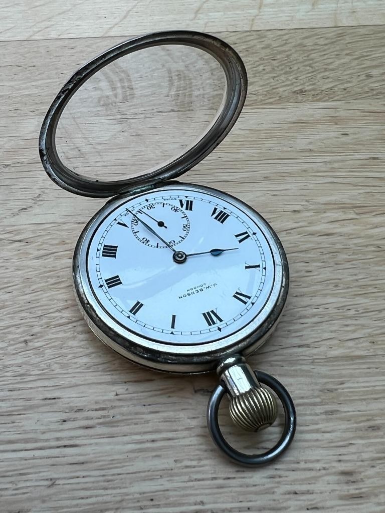 Superb Solid Sterling Silver J.W. Benson Gentlema… - image 12