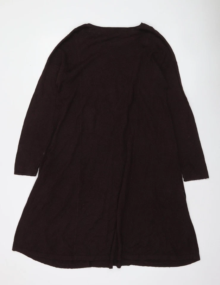 Seasalt Cornwall Womens Brown Cotton Wool Long Sleeve Tunic Jumper Size 12 - Image 3 of 4