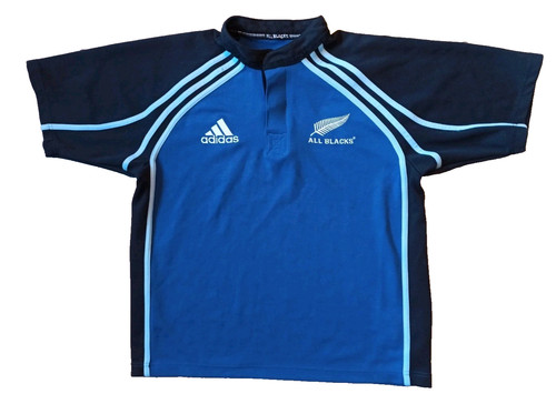 Adidas New Zealand All Blacks Vintage Jersey Jersey Blue 2001 Training Rugby M