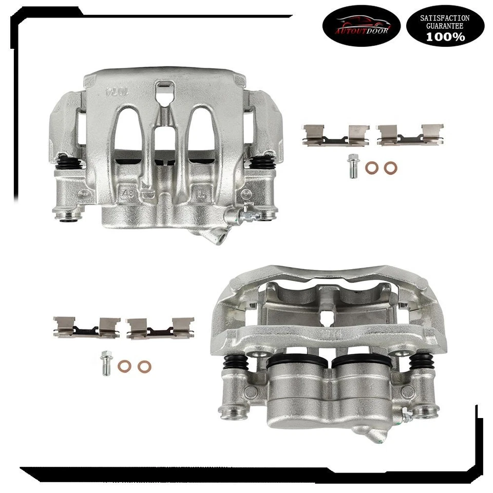 Pinzas de freno delanteras con juego de soportes (2) para Freightliner Sprinter 2500 2007-2018 Foto 2 de 4