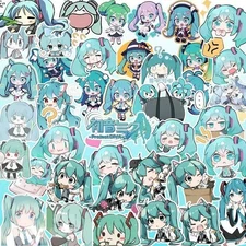Mix 10/50 PCs Hatsune Miku Anime Game Luggage Notebook Sticker-No Duplicate