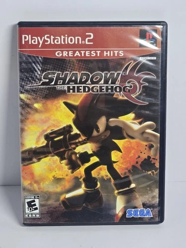 SEGA Shadow the Hedgehog PS2 Greatest Hits Manual NTSC Shooter Action 2005
