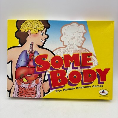 Some Body Five Human Anatomy Games COMPLETE NO INSTRUCTIONS Aristoplay 1999