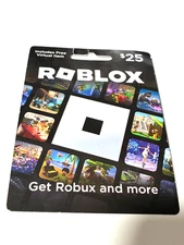 Roblox $25 Gift Card includes Virtual item Gift Card Roblox Game
