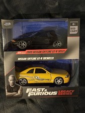 2025 Jada fast  furious legacy pack - skylines : black r32  yellow r33