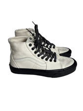 Vans Sk8-Hi Tapered Modular Sz M6.5 W8 Marshmallow Heavy Canvas Sneakers Shoes
