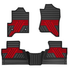 Multi-color All-weather Floor Mats For 2014-2018 Chevy Silverado Gmc Sierra Crew Multi-color All-weather Floor Mats For 2014-2018 Chevy Silverado Gmc Sierra Crew
