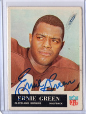 ERNIE GREEN NFL Browns 1965 Philadelphia Auto Autographed Signed #34 Card
