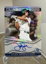 2020 Bowman Chrome Class of 2020 Tyler Soderstrom Autograph /250 Athletics