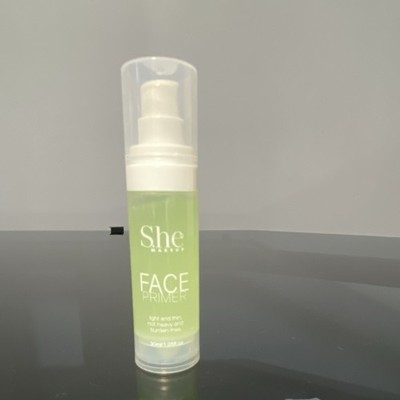 She Color-Correcting Face Primer Light Green Vegan Cruelty-Free 30ml
