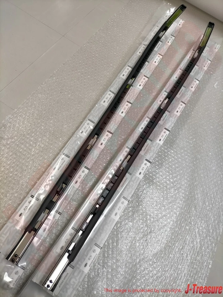 NISSAN 300ZX Z32 90-96 T-Top Genuine Front Windshield Side Molding RH LH Set OEM - Image 3 of 4