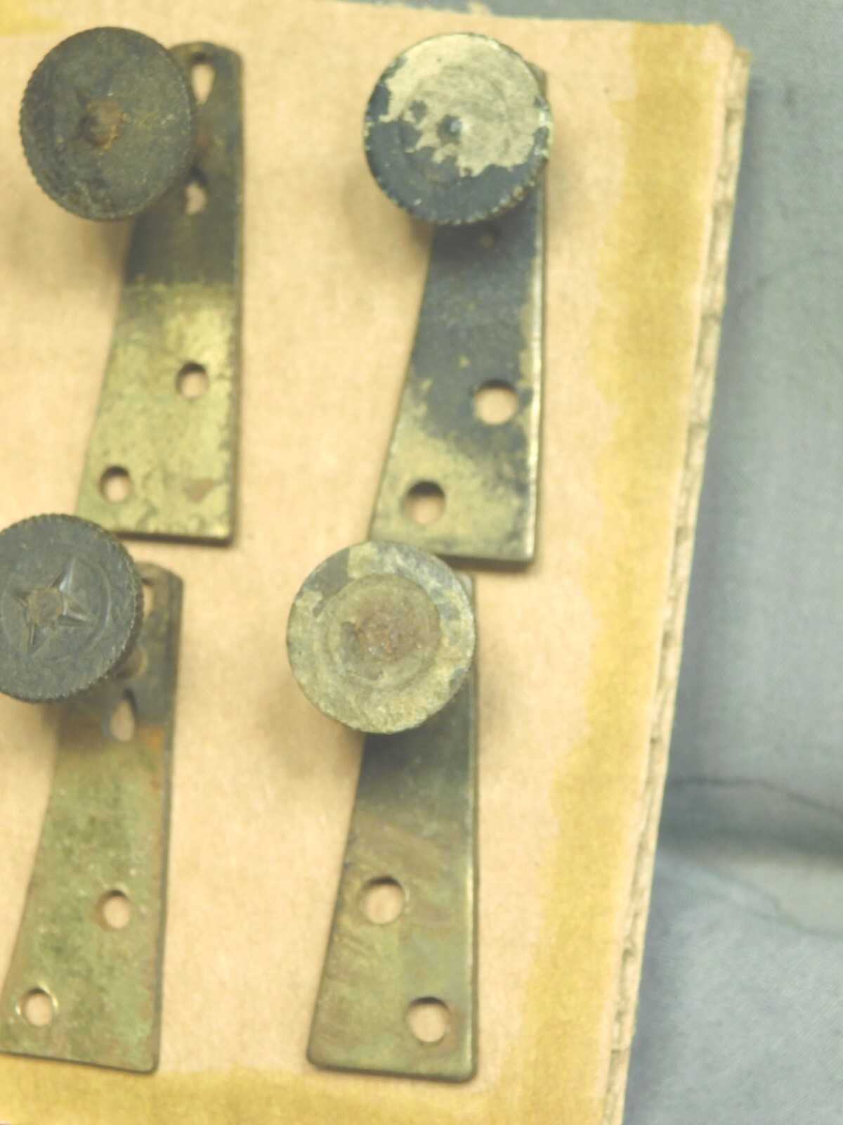 6 Vienna Regulator Clock Case Stabilizer Leveler Screw Antique Part 3