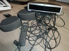 Bose Model AV 3-2-1 II GSX Media Center Remote, Speakers w/Wires, Works used