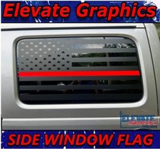 2019-2026 For Jeep Wrangler Stripes Side Window Flag Vinyl Stickers Auto Decals
