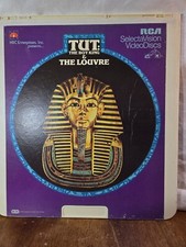 RCA CED Selectavision VideoDisc TUT: THE BOY KING  THE LOUVRE Orson Welles