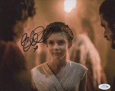 Eleanor Worthington Cox Britannia Autographed Signed 8x10 Photo ACOA