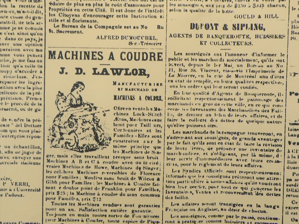 La Minerve Newspaper Montreal July 1st 1867 Canada Confederation