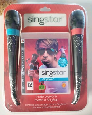 Singstar + 2 kabelgebundene Mikrofon Blister (Sony PlayStation 3 PS3) noch versiegelt