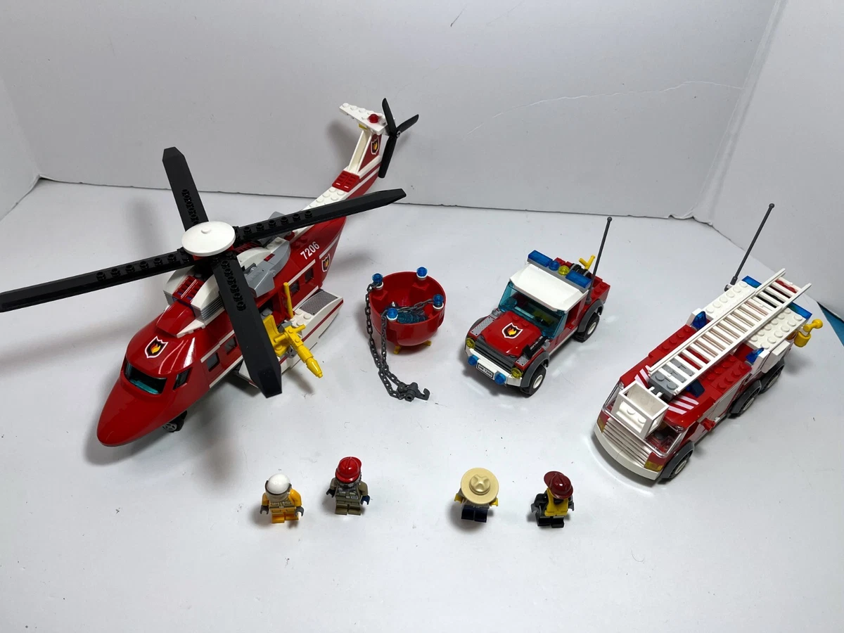 LEGO Fire LOT: Fire Helicopter 7206 + fire 7239 | eBay