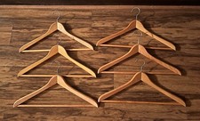 VINTAGE SHIRT OR SUIT HANGERS LOT OF 6 FROM YUGOSLAVIA