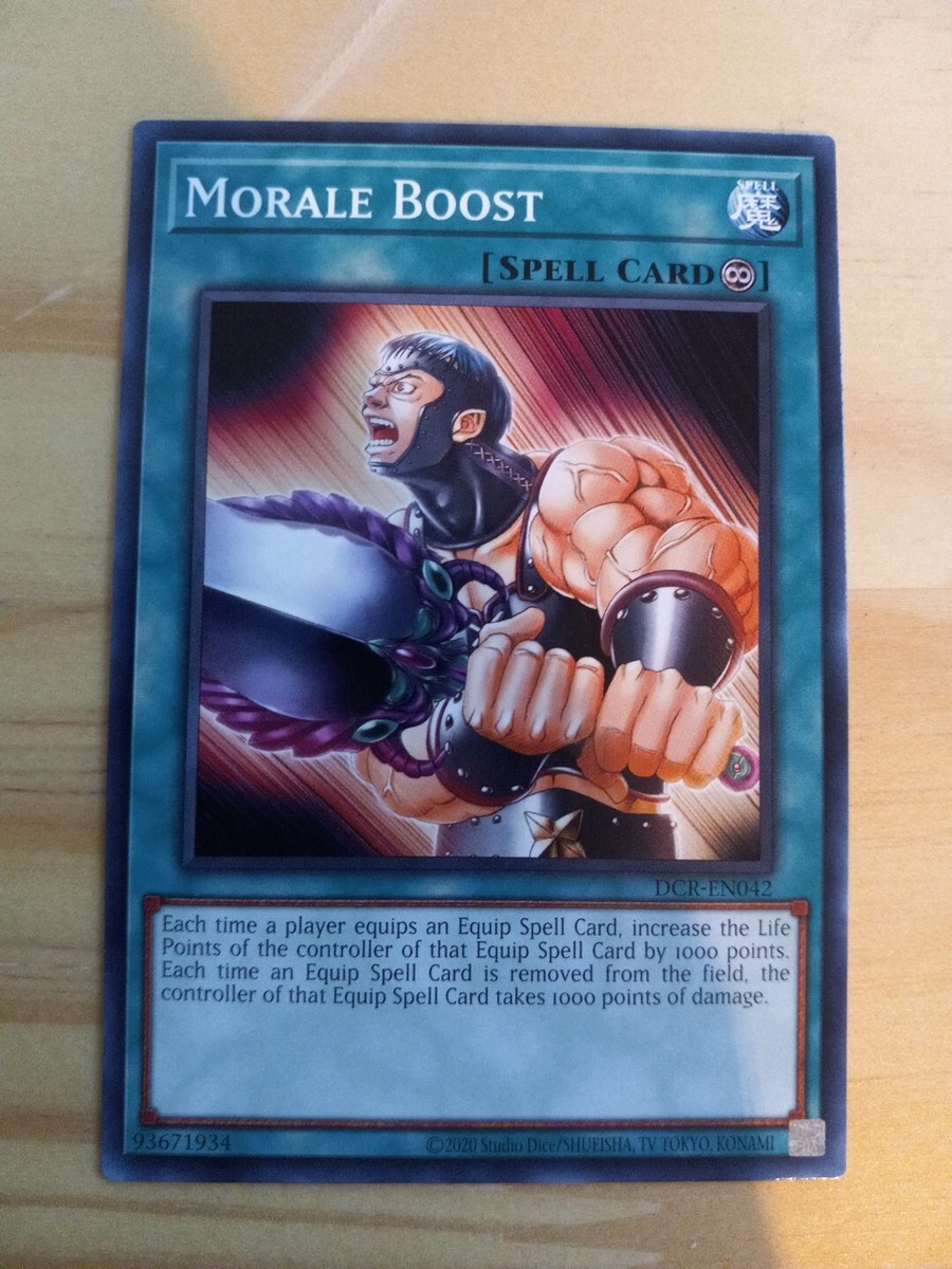 Yugioh 25th Anniversary Morale Boost DCR-EN042 Common NM