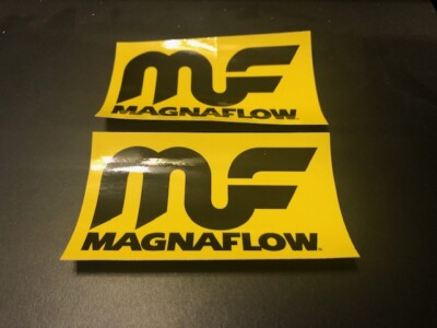  Magnaflow Exhaust BITD OFF ROAD Nascar NHRA  4X2.5  Sticker  2PC SET 