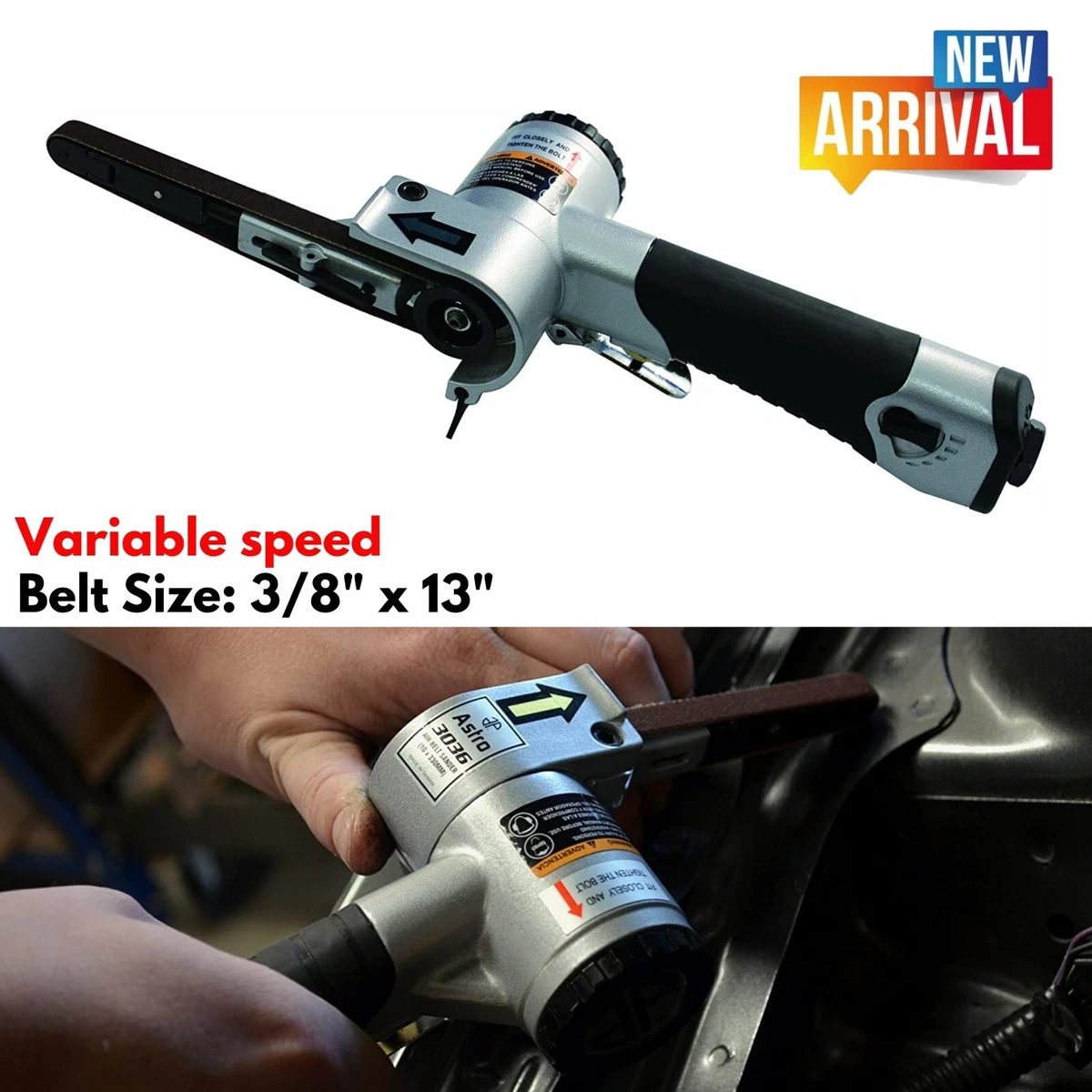 Auto body belt sander outlet