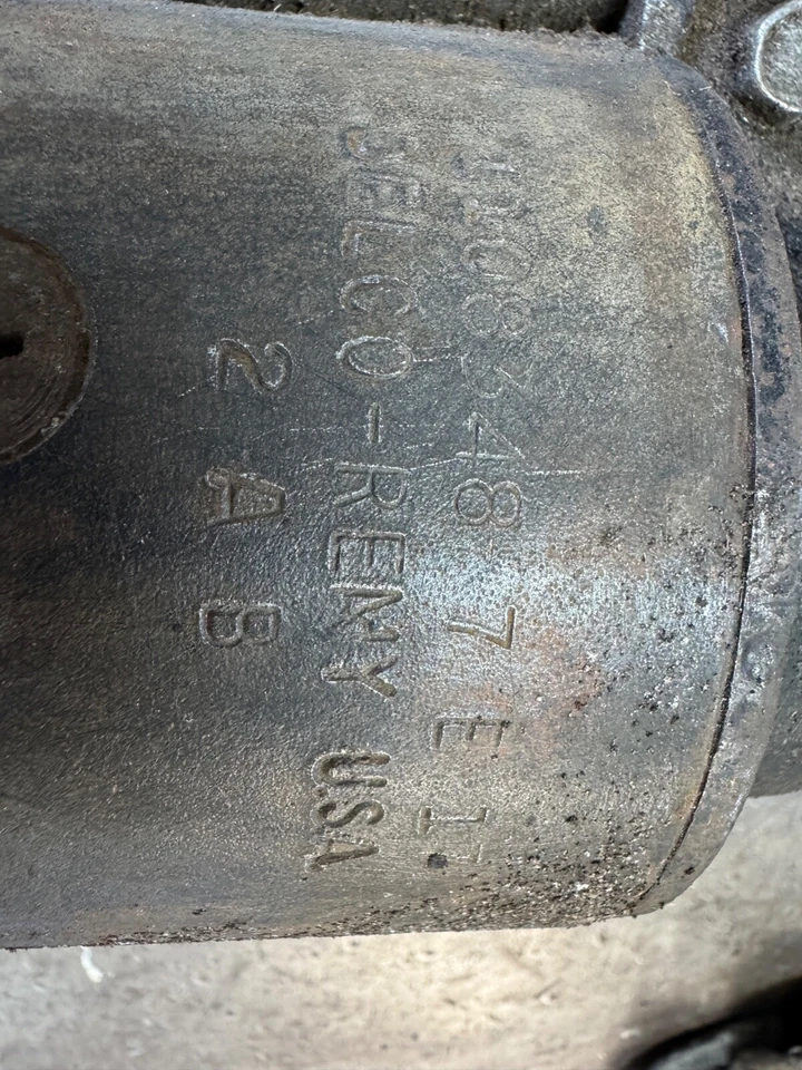 1108348 Delco Remy Starter 1967 1968 Oldsmobile 442 400 núcleos con fecha 7 E 17 Foto 2 de 4